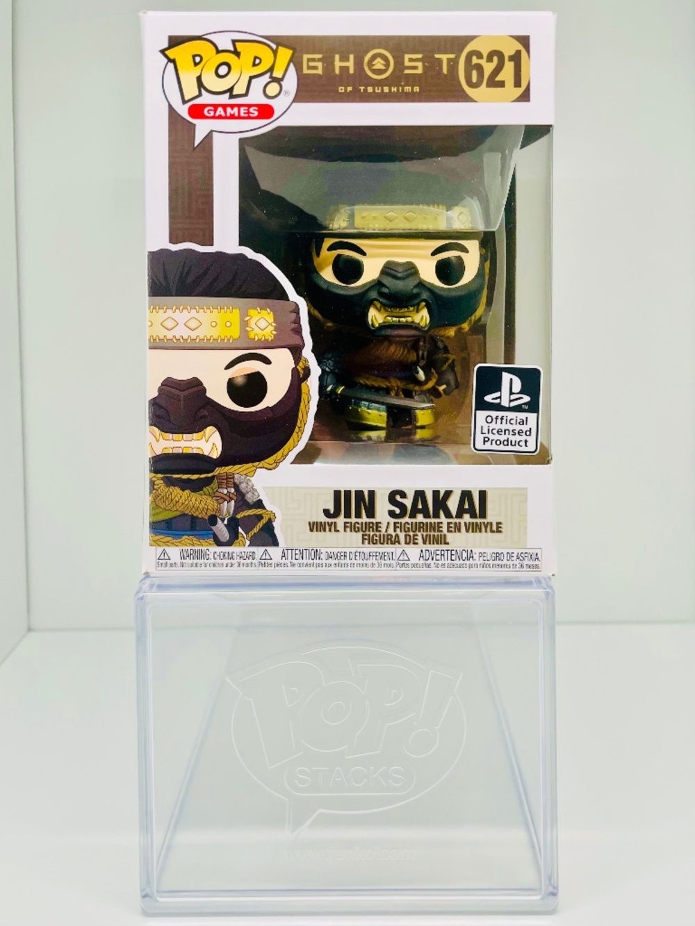 Funko Pop! Jin Sakai Vinyl Figure #621 - PLAYSTATION VAULTED